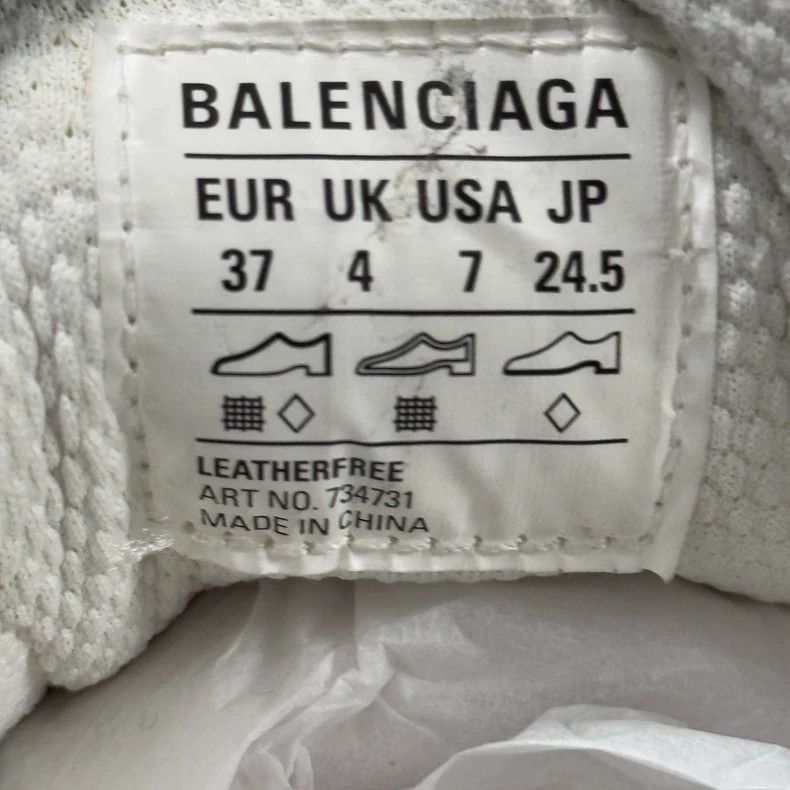 Balenciaga Balenciaga Gray and White Casual Sneakers-2505 Size US 10 / EU 43 - 5 Thumbnail