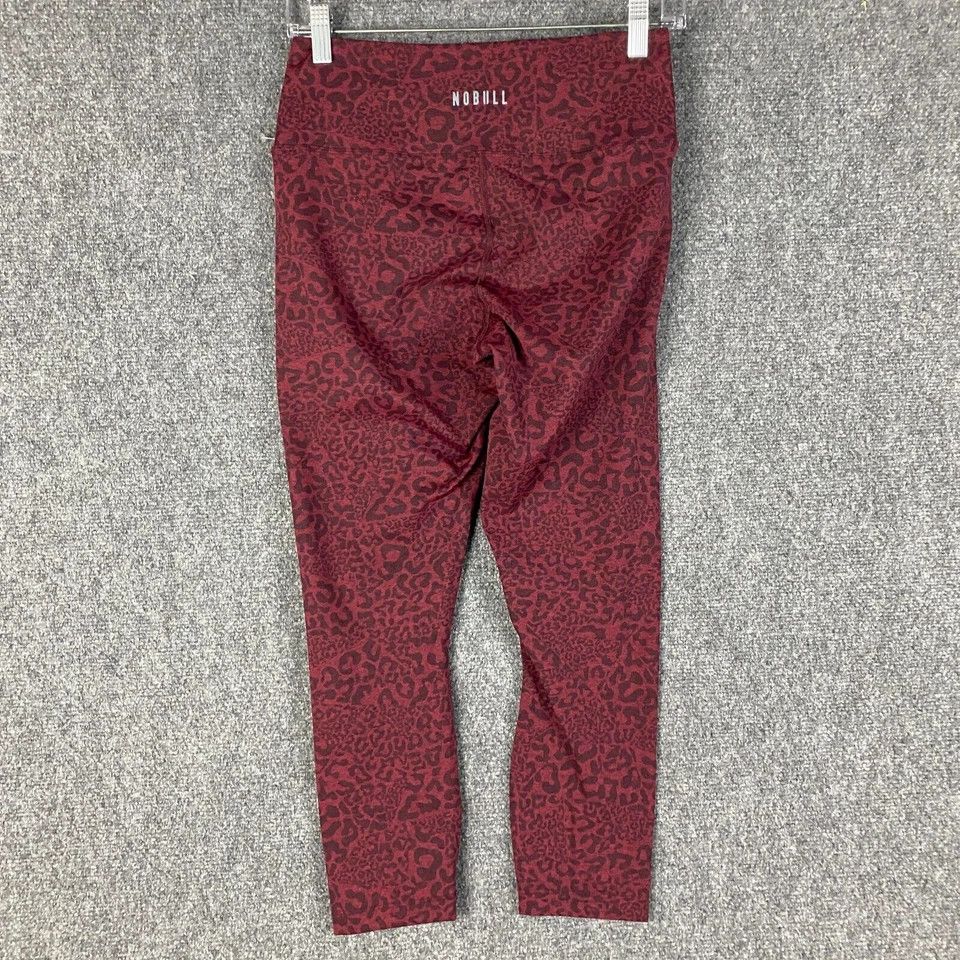 Other Nobull Leggings Women's Medium Plush Heather Leopard Print Size 26" / US 2 / IT 38 - 6 Thumbnail