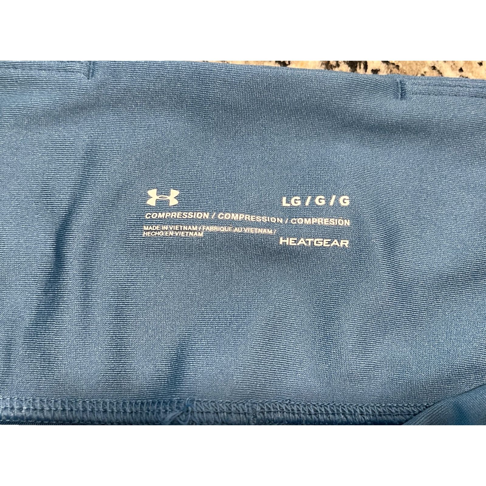 Under Armour Under Armour Women's Project Rock Ankle Leggings Acadia/Skylight Sz Large Size 36" / US 14 / IT 50 - 3 Thumbnail
