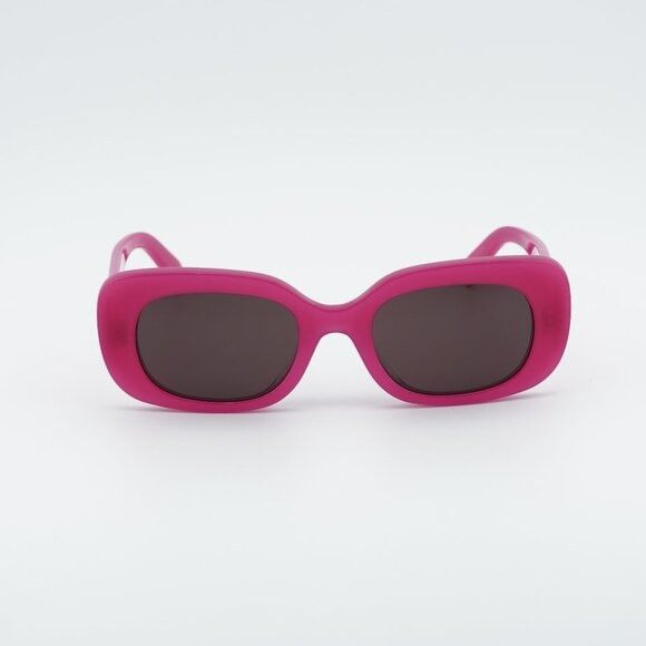 Celine Celine CL40287U 72E Sunglasses Pink Rectangle Frame Size ONE SIZE - 7 Thumbnail