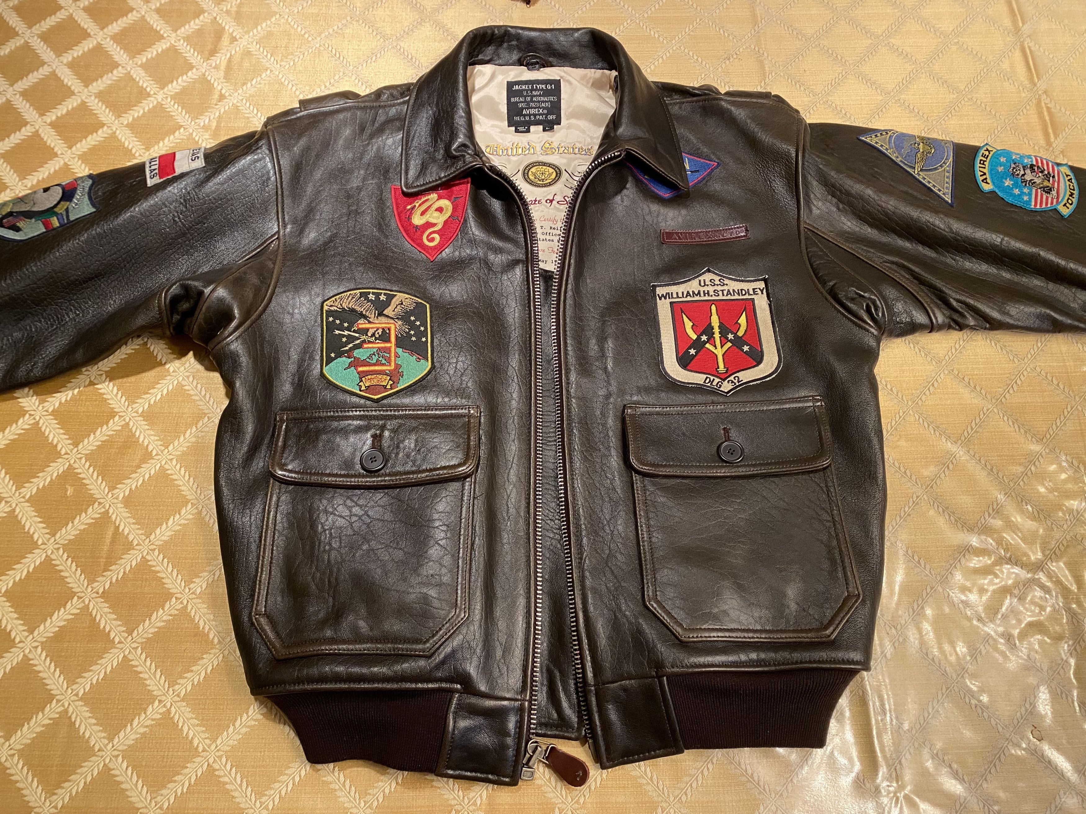 Avirex Avirex Top Gun Navy G-1 Jacket L Size US L / EU 52-54 / 3 - 2 Thumbnail