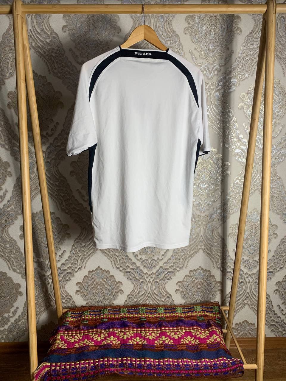 Vintage VERY RARE MACRON FC SWANSEA CITY ENGLAND SOCCER JERSEY RETRO Size US L / EU 52-54 / 3 - 8 Thumbnail
