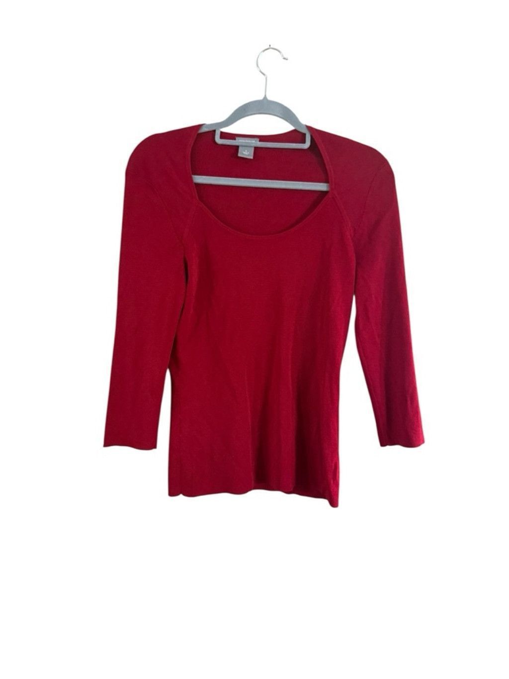 Ann Taylor Women's Ann Taylor Red Long Sleeve Tee S Size S / US 4 / IT 40 - 2 Thumbnail