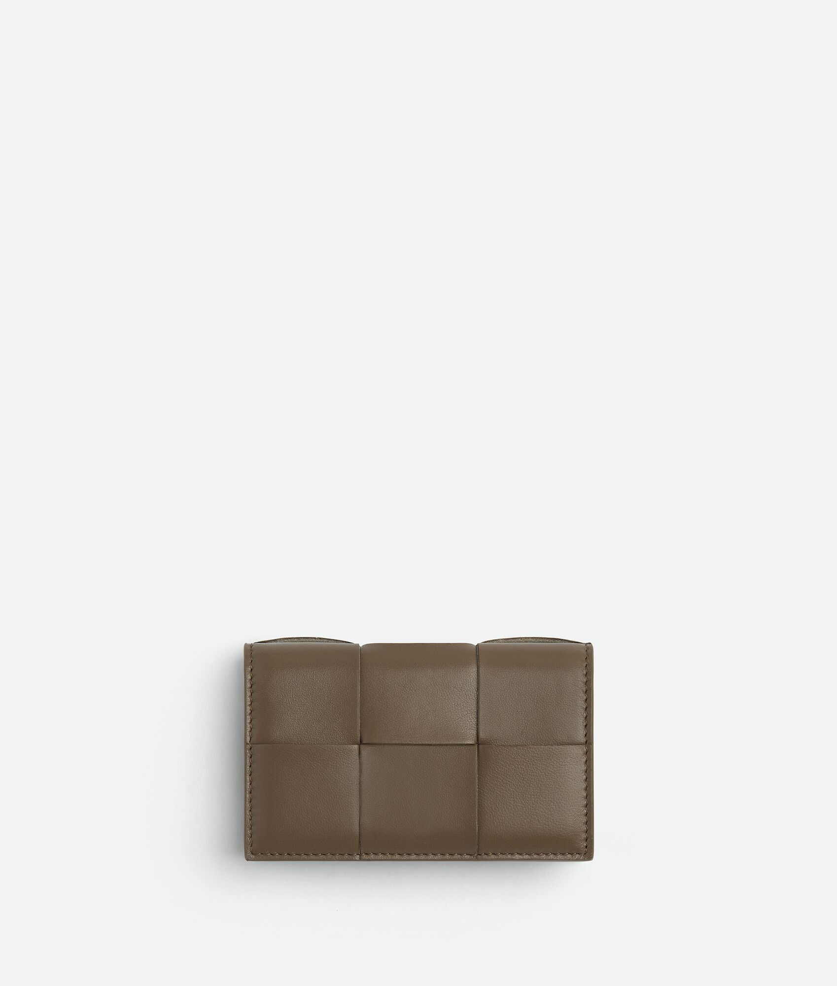 Bottega Veneta o1w1db10325 Size: OS / Cassette Business Card Case in Brown Size ONE SIZE - 1 Thumbnail