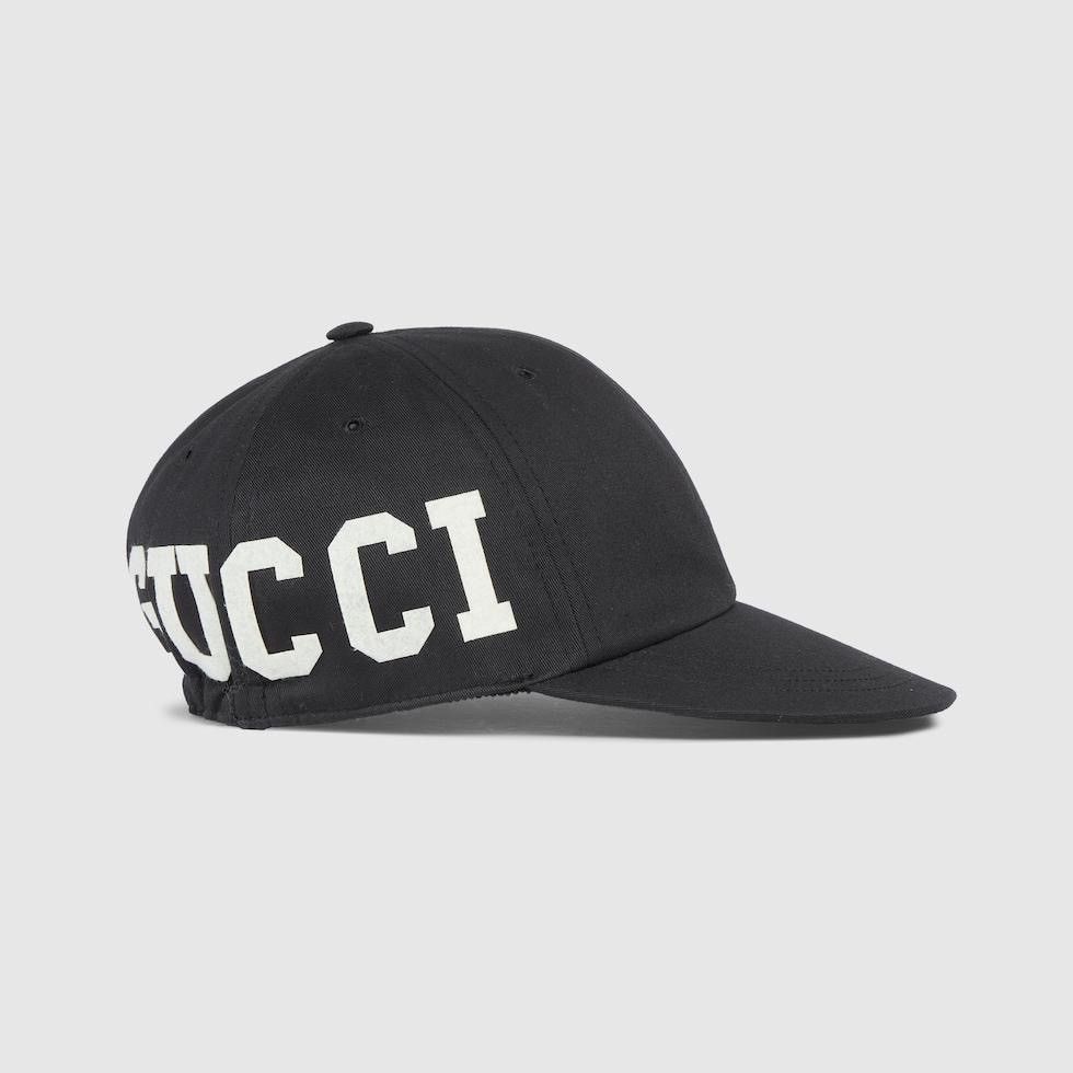Gucci Cotton Canvas Baseball Hat with Gucci Patch Size ONE SIZE - 1 Thumbnail