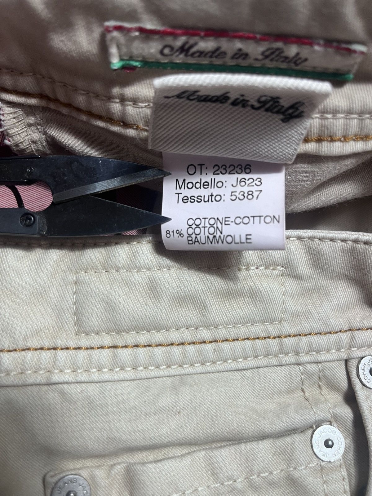 Jacob Cohen Jacob Cohen J623 Comfort Luxury Jeans Beige Mens Size 31 Size US 31 - 7 Thumbnail