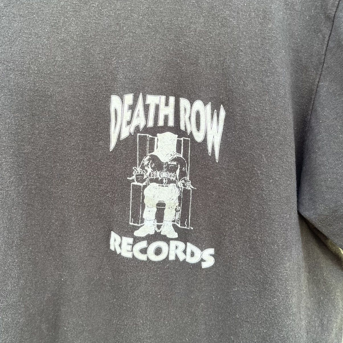Death Row Records Thrashed Faded Death Row Records ERD GRUNGE Tee Size US L / EU 52-54 / 3 - 4 Thumbnail