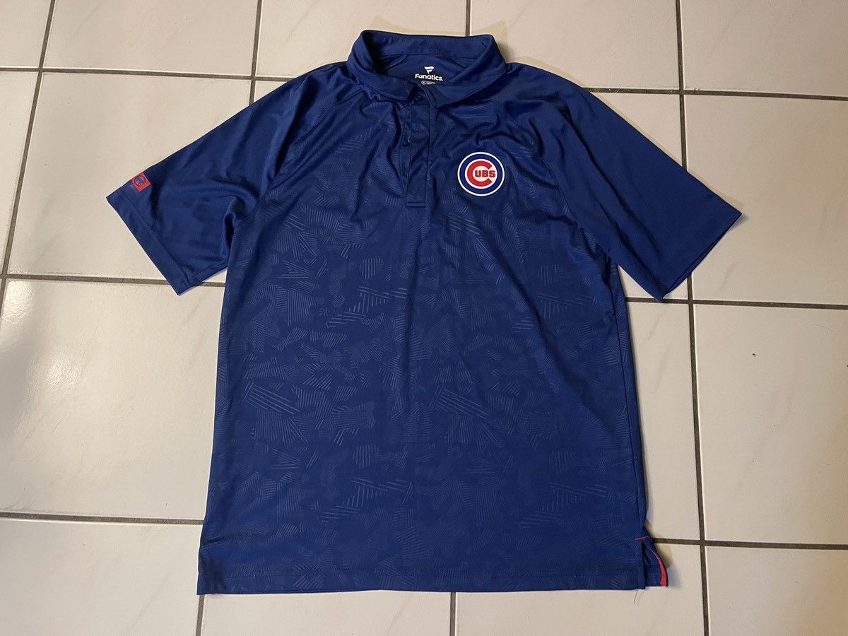 MLB Chicago Cubs Fanatics Blue Iconic Defender Polo Shirt XL Size US XL / EU 56 / 4 - 1 Thumbnail