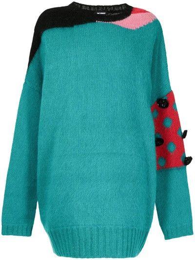 Raf Simons Raf Simons Colourblock Oversized Knit Sweater Size US S / EU 44-46 / 1 - 3 Thumbnail