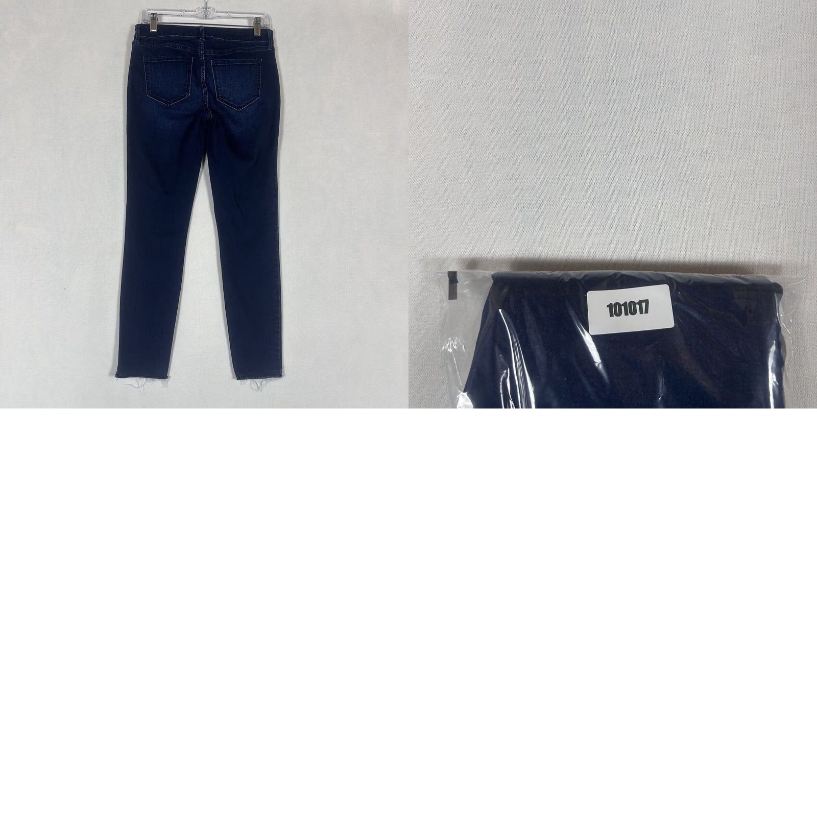 Old Navy Old Navy Jeans Skinny 4 Dark Wash Mid Rise Denim Regular Inseam 27.5in Button Zip Women Size 27" / US 4 / IT 40 - 8 Thumbnail