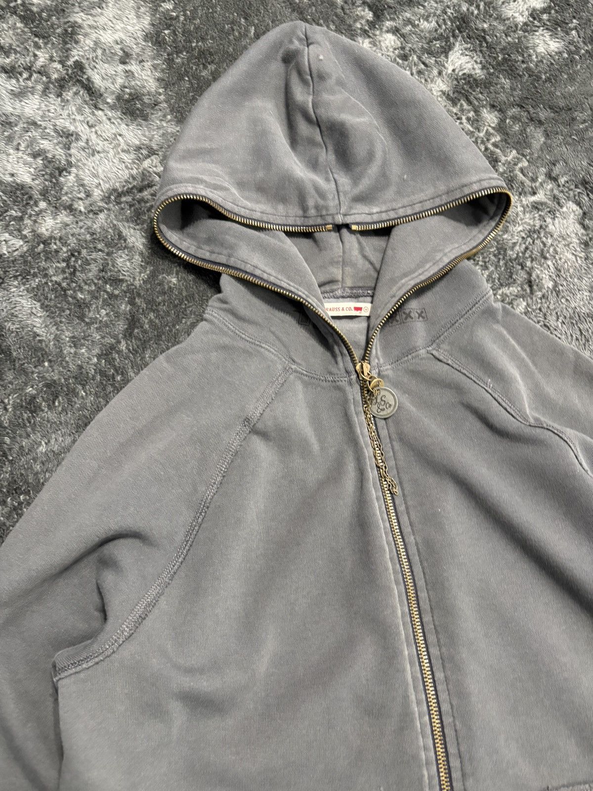Levi's Vintage Clothing Vintage Levis Full Zip Y2K Grey Japanese Hoodie Size US M / EU 48-50 / 2 - 5 Thumbnail