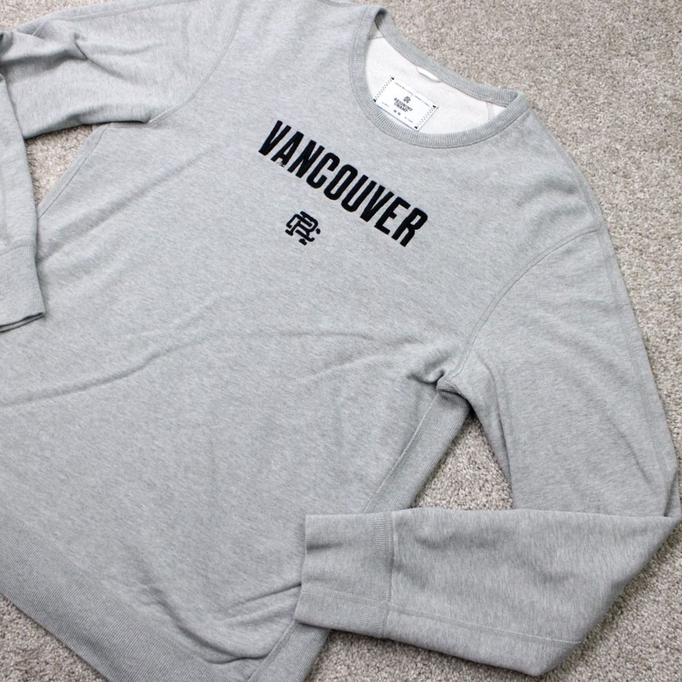 Reigning Champ Reigning Champ Sweatshirt Mens Medium Gray Crewneck Cotton Pullover Vancouver Vintage No Size US M / EU 48-50 / 2 - 3 Thumbnail