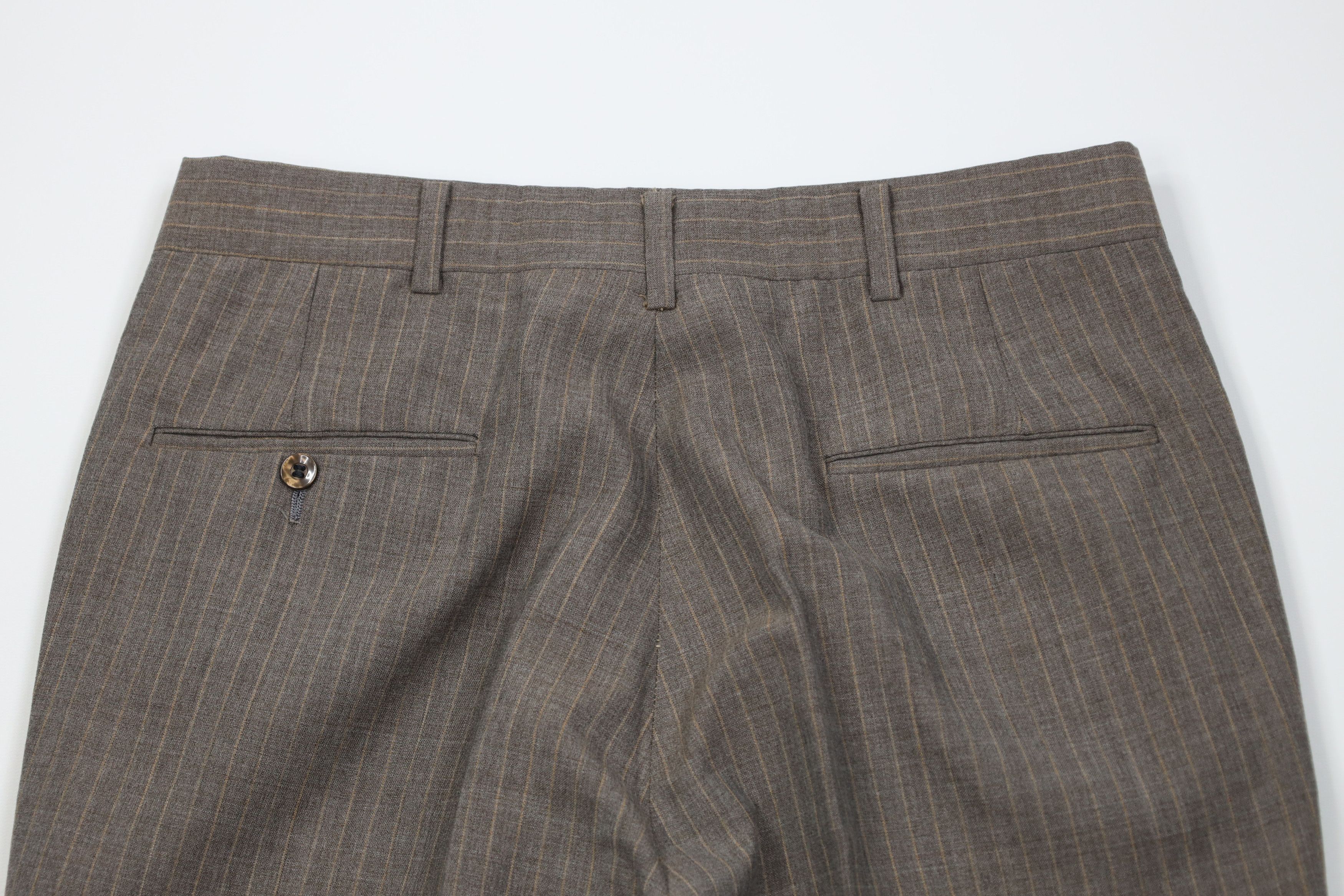 Vintage Vintage 70s Streetwear Knit Striped Wide Leg Chino Pants USA Size US 32 / EU 48 - 11 Thumbnail