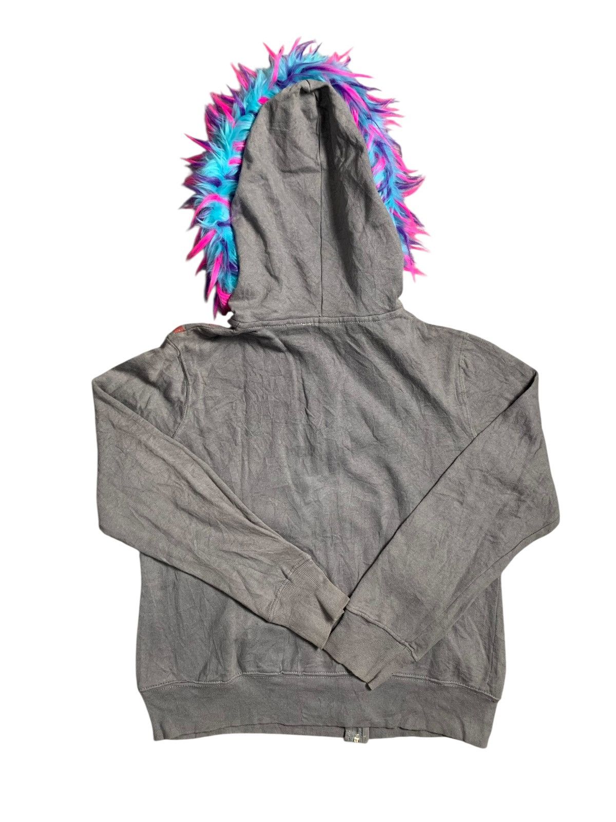 If Six Was Nine BUNNY SKULL POEM FUR ZIP HOODIE IFSIX LGB HYSTERIC STYLE Size US XL / EU 56 / 4 - 2 Thumbnail