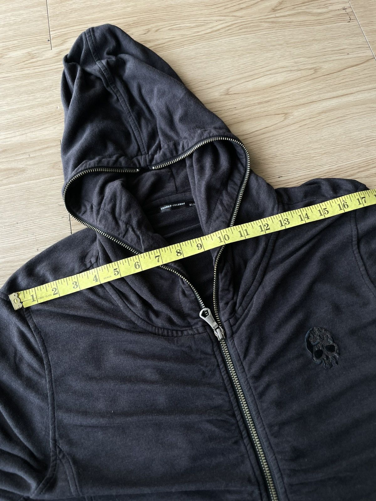 If Six Was Nine Custom Culture Y2K Skulls Full Zipper Hoodie Size US M / EU 48-50 / 2 - 10 Thumbnail