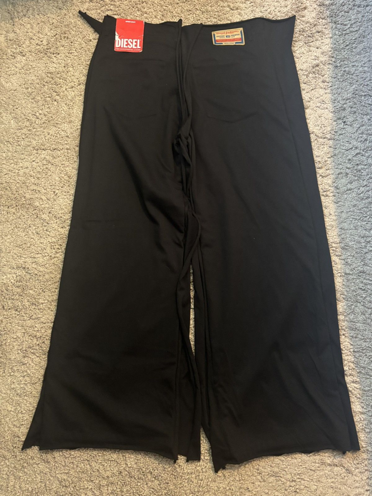 Diesel D-Rise-S Jeans with jersey overlay. Size US 34 / EU 50 - 2 Thumbnail