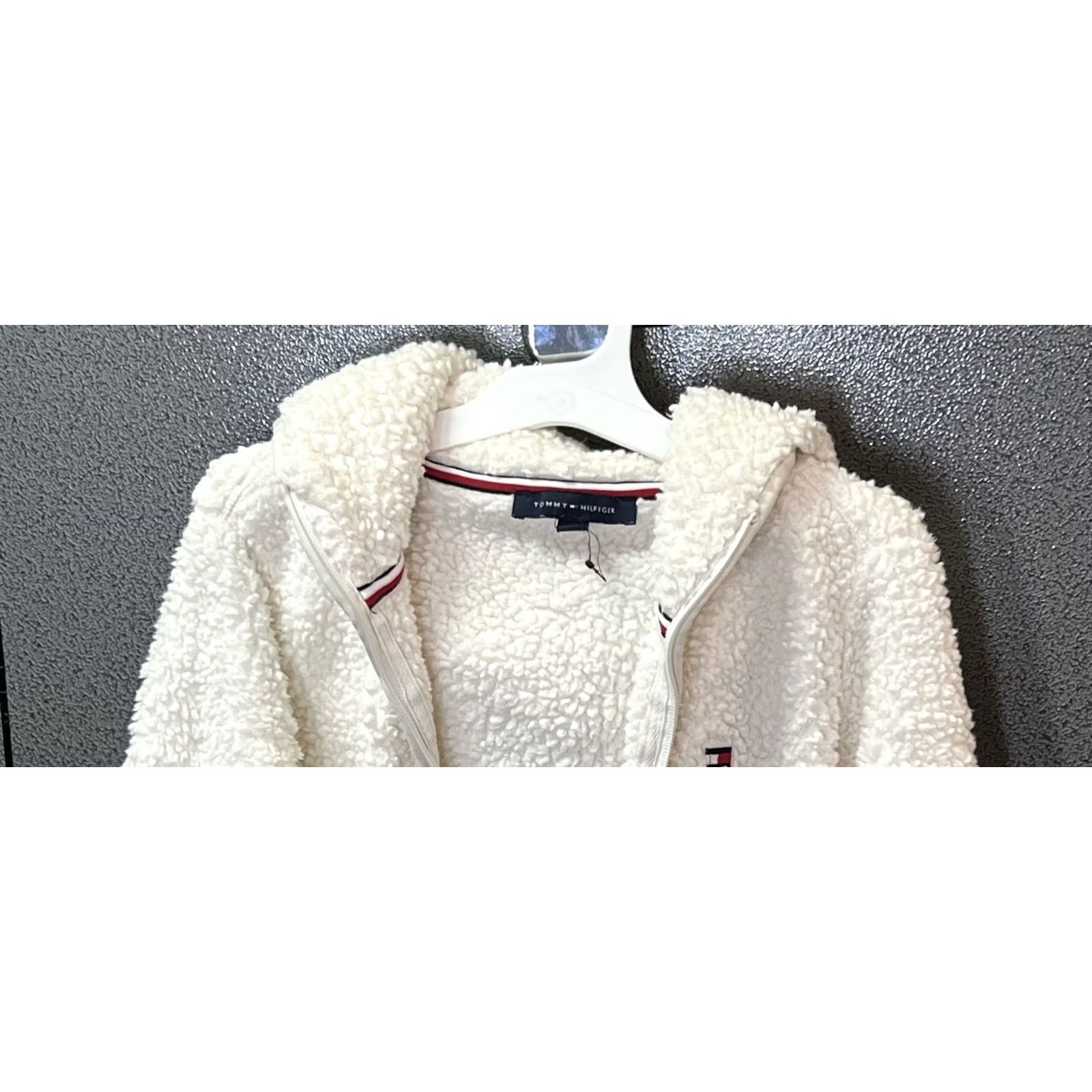 Tommy Hilfiger Tommy Hilfiger Jacket Women Fleece White S Basic Jacket, Regular, Sail Clothe Outer Shell, Size S Size S / US 4 / IT 40 - 2 Thumbnail