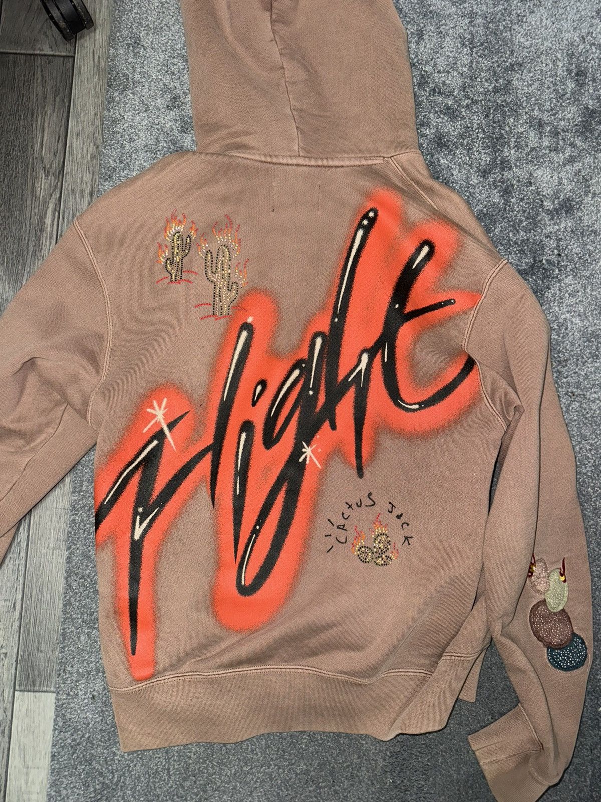Jordan Brand × Travis Scott Jordan X travis scott flight hoodie Size US S / EU 44-46 / 1 - 7 Thumbnail