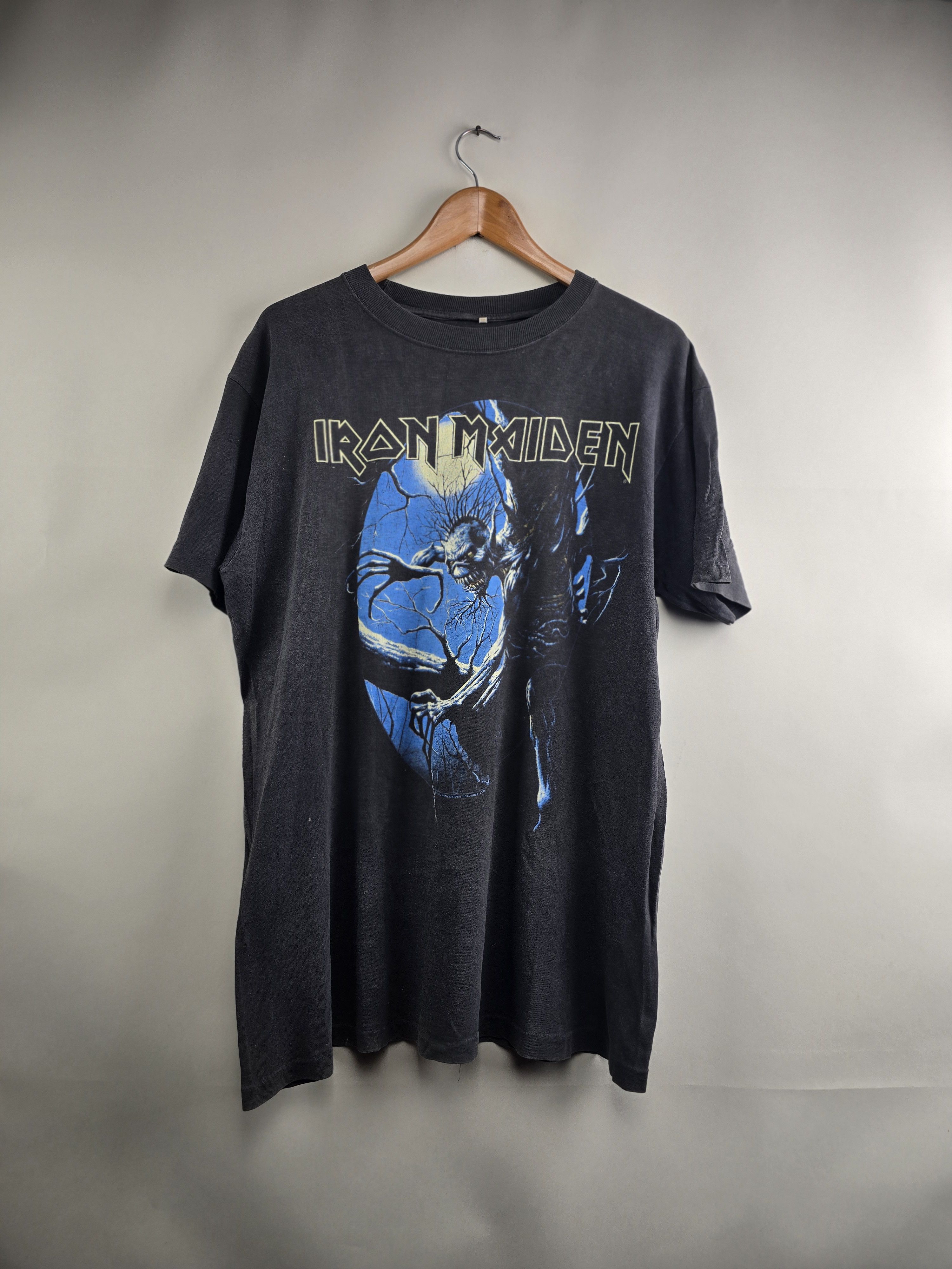 Band Tees × Iron Maiden × Vintage 1992 Iron Maiden Fear of the Dark XL 22.5" 30" Size US XL / EU 56 / 4 - 9 Thumbnail
