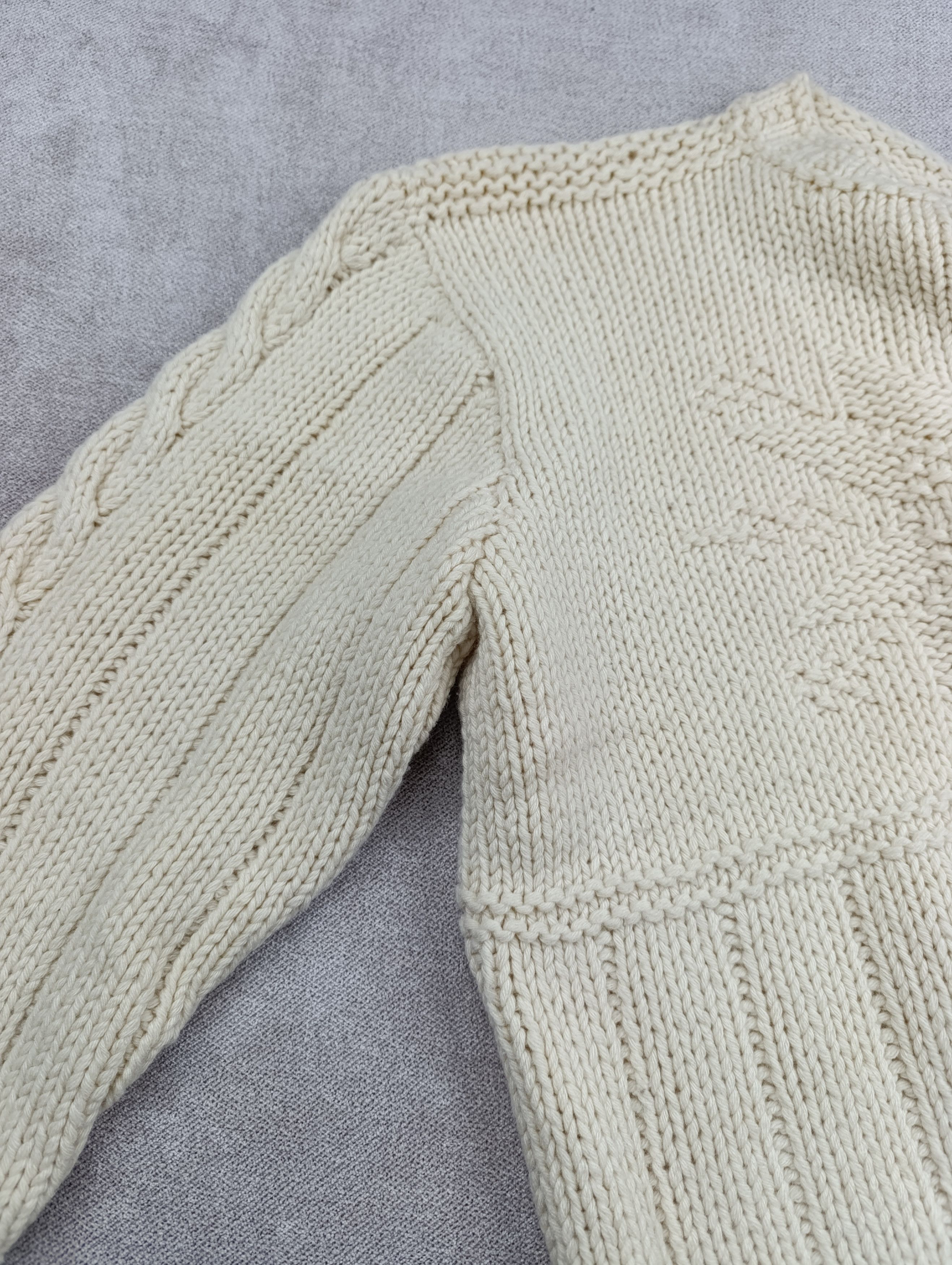 Polo Ralph Lauren VINTAGE POLO RALPH LAUREN HAND KNIT WOOL WOMENS SWEATER Size L / US 10 / IT 46 - 8 Thumbnail