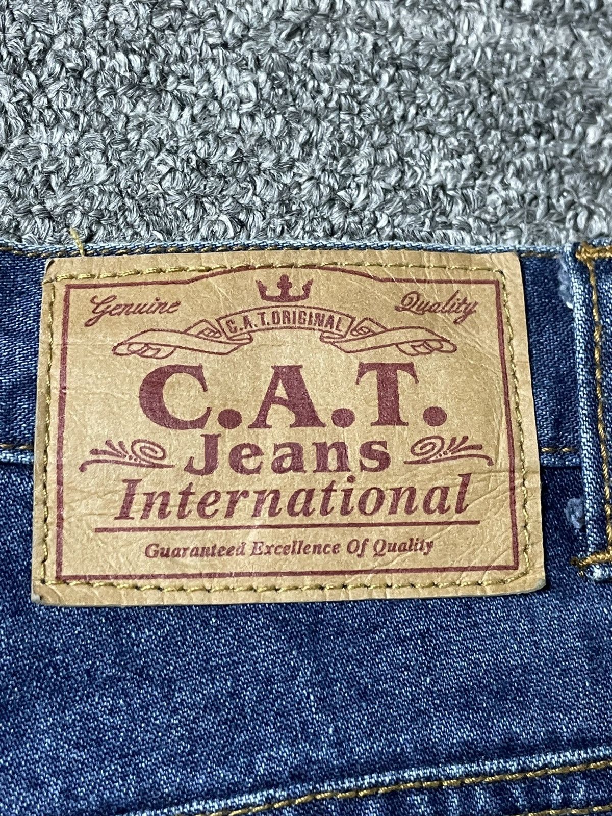 Japanese Brand × Vintage Hysteric Glamour x C.A.T Asymmetrical Patchwork Jeans (90) Size 25" / US 0 / IT 36 - 14 Thumbnail