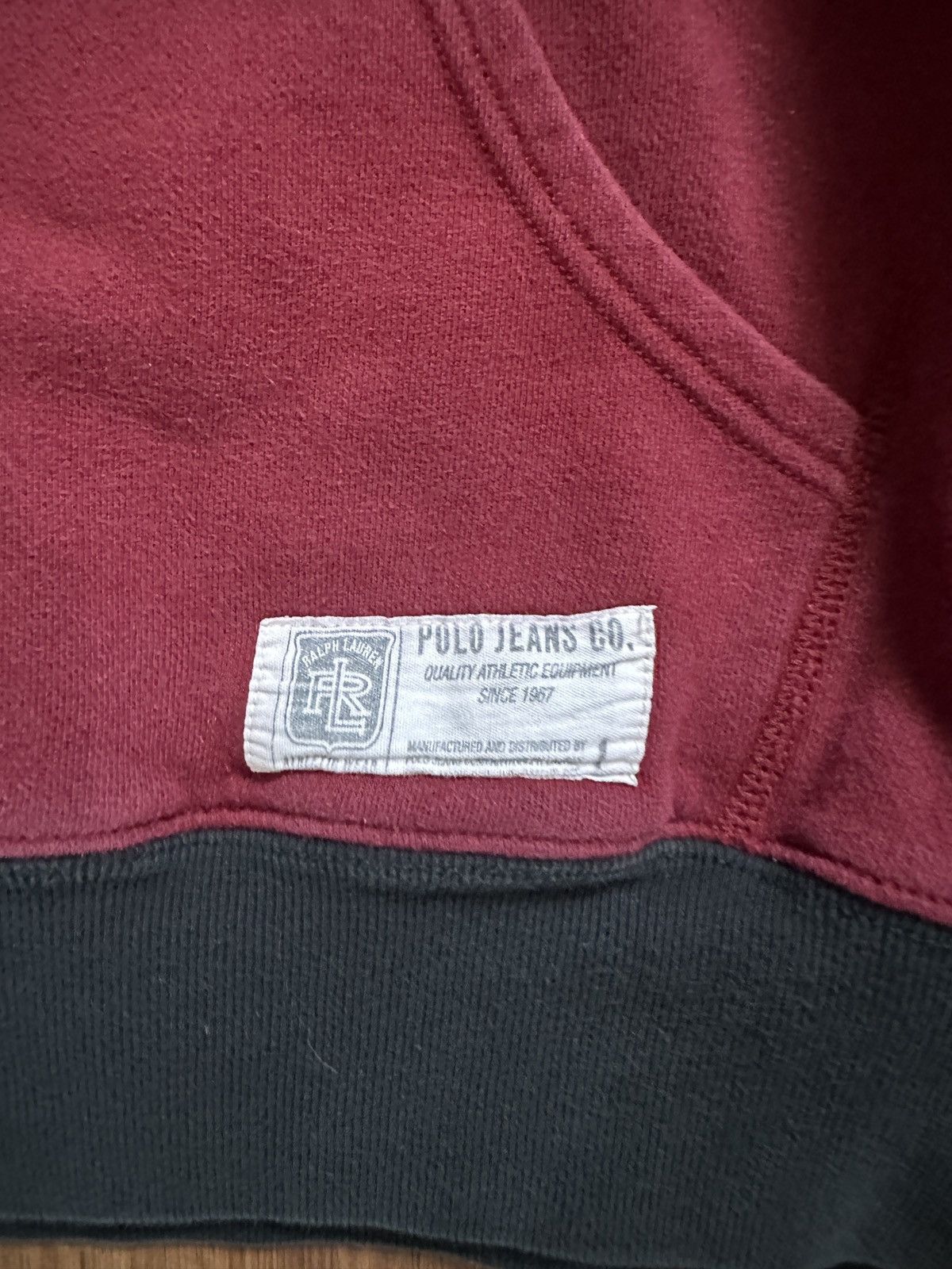 Polo Ralph Lauren Vintage Polo Jeans Co Ralph Lauren Hoodie 90s Y2K Two-Tone Size US L / EU 52-54 / 3 - 7 Thumbnail