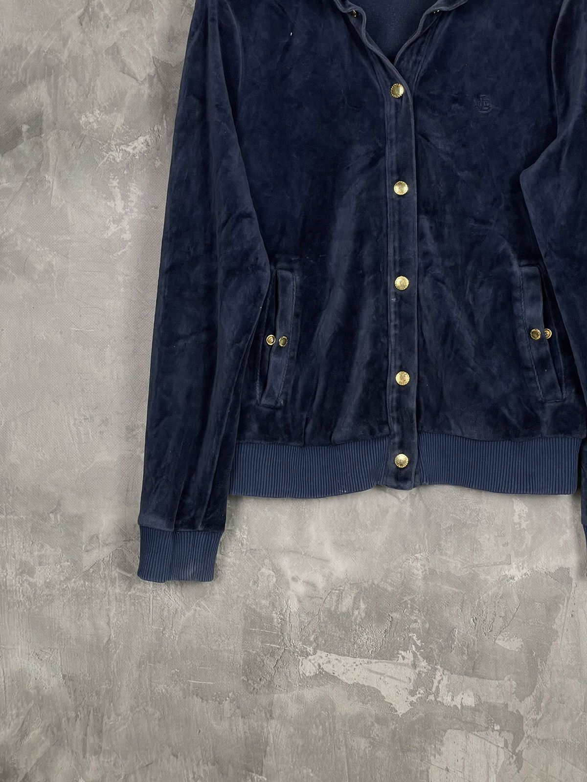 Polo Ralph Lauren Polo Ralph Lauren Velour Luxury Button Ups Sweatshirt Size S / US 4 / IT 40 - 5 Thumbnail