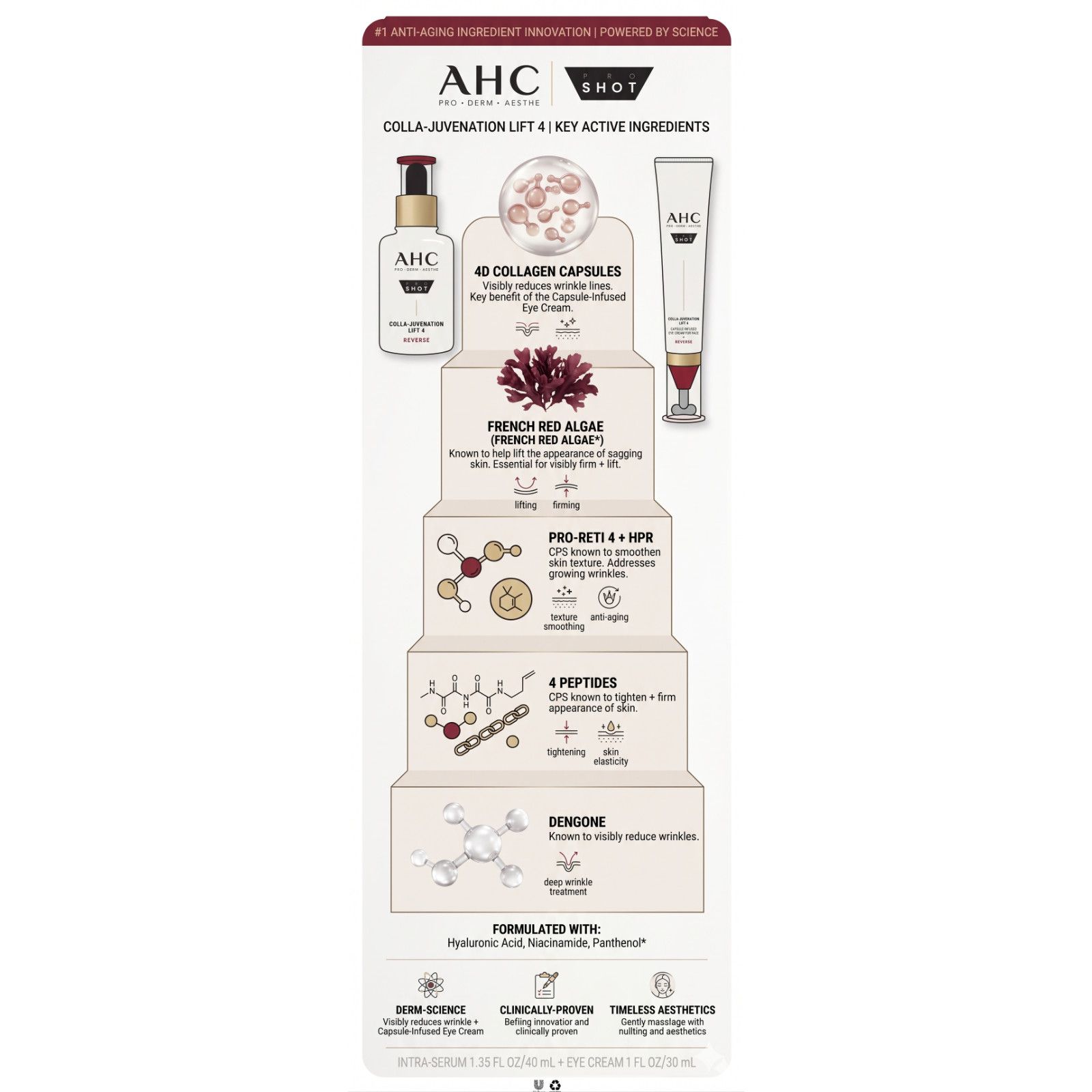 0 AHC Pro Shot Set - K-Beauty Lift Serum & Eye Cream - New Size ONE SIZE - 9 Thumbnail