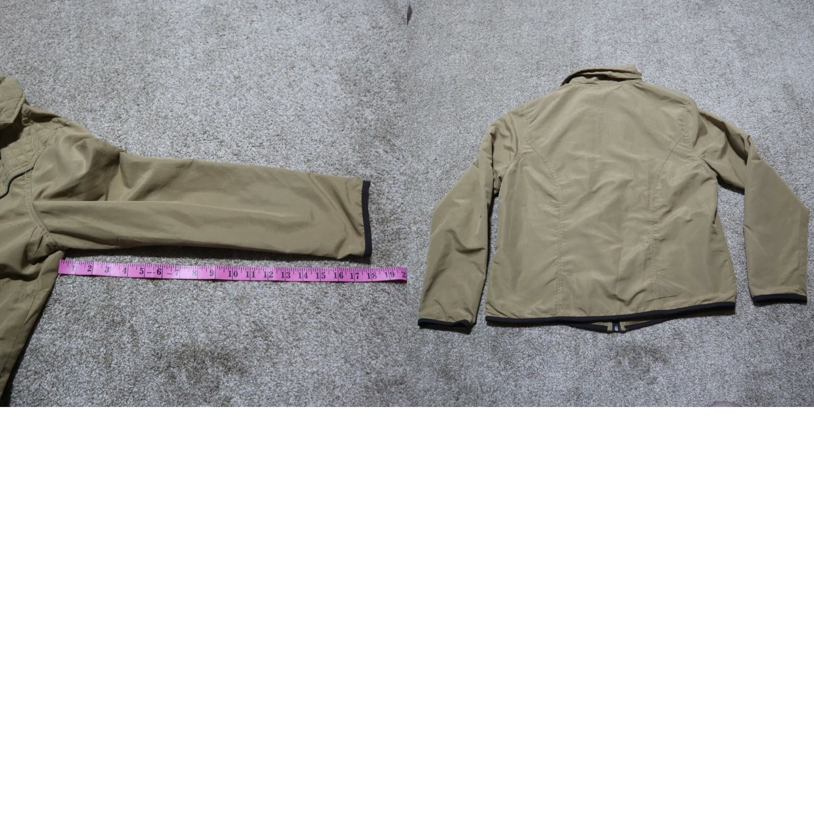 Vintage KIM ROGERS Brown Lightweight Coat Petite Medium Sequin Knit Pullover Women PM Coat Womens Size M / US 6-8 / IT 42-44 - 8 Thumbnail