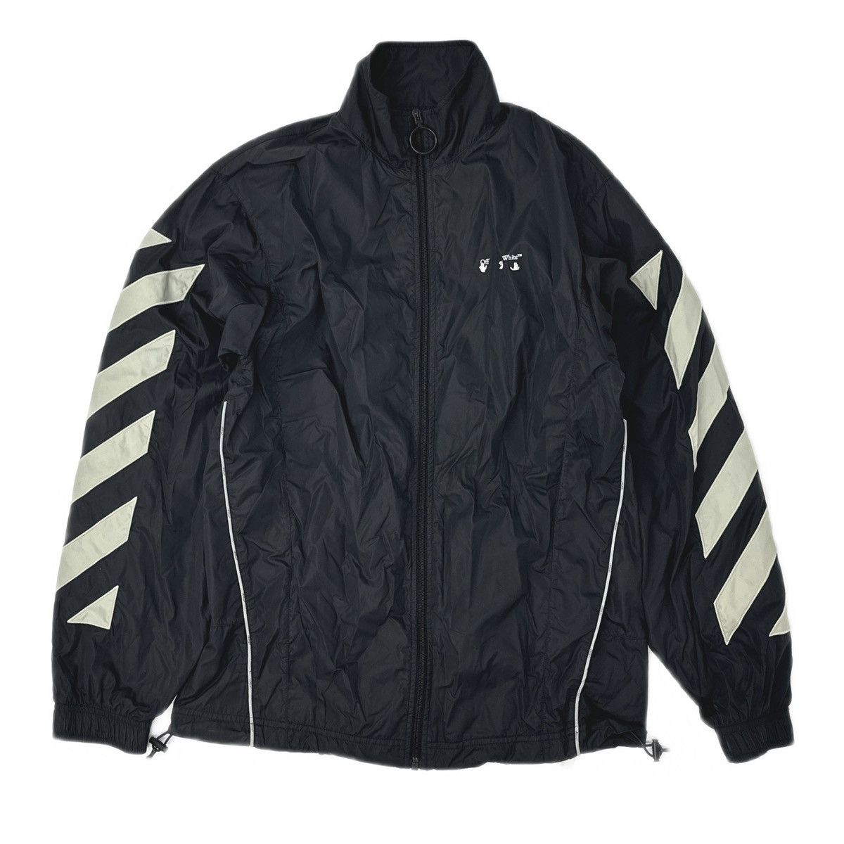 Off-White Off-White Diag Nylon Track Top 'Black Size US L / EU 52-54 / 3 - 1 Thumbnail