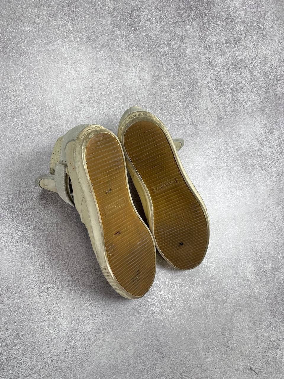 Burberry Grail❗️Burberry Hi-top Leather Margiela Style Sneakers 44 Size US 11 / EU 44 - 9 Thumbnail