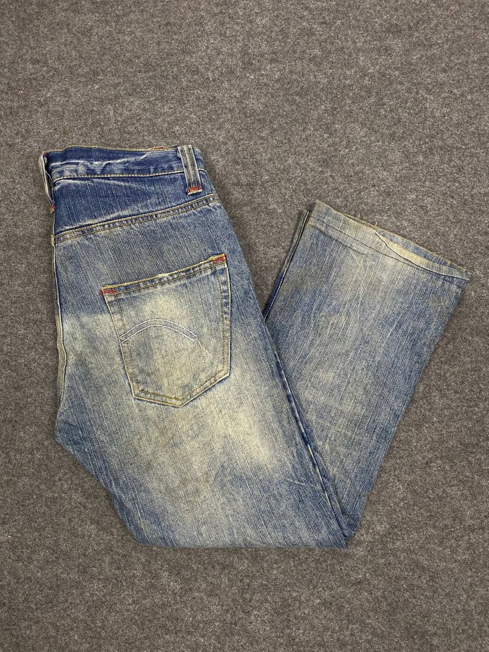 Japanese Brand japanese brand ankle cut distressed denim nice design Size US 32 / EU 48 - 2 Thumbnail