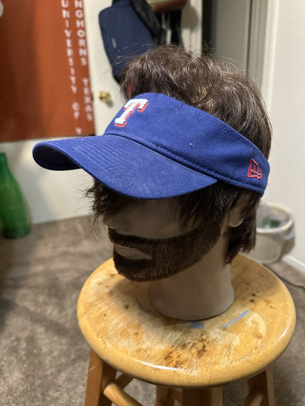 MLB Vintage MLB Texas Rangers “triple blue” sun visor hat 90s Size ONE SIZE - 6 Thumbnail