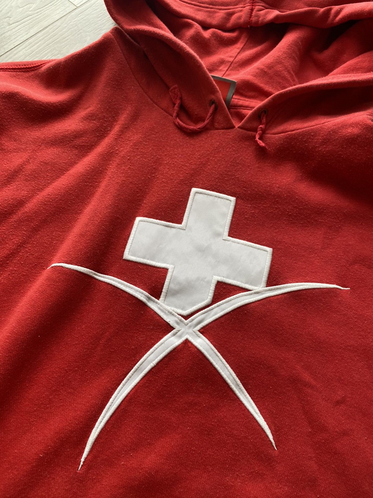 Nike × Vintage Rare Switzerland Swiss Ice Hockey Vintage Hoodie Size US XXL / EU 58 / 5 - 6 Thumbnail
