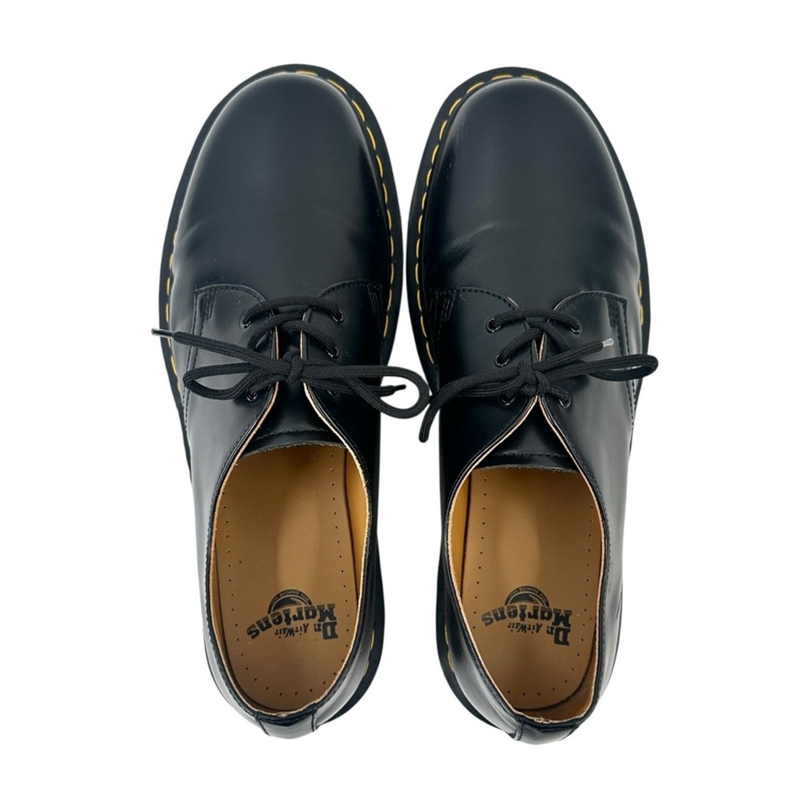 Dr. Martens 1461 Black Smooth Leather Classic Derby Oxford Shoes Size US 11 / EU 44 - 3 Thumbnail