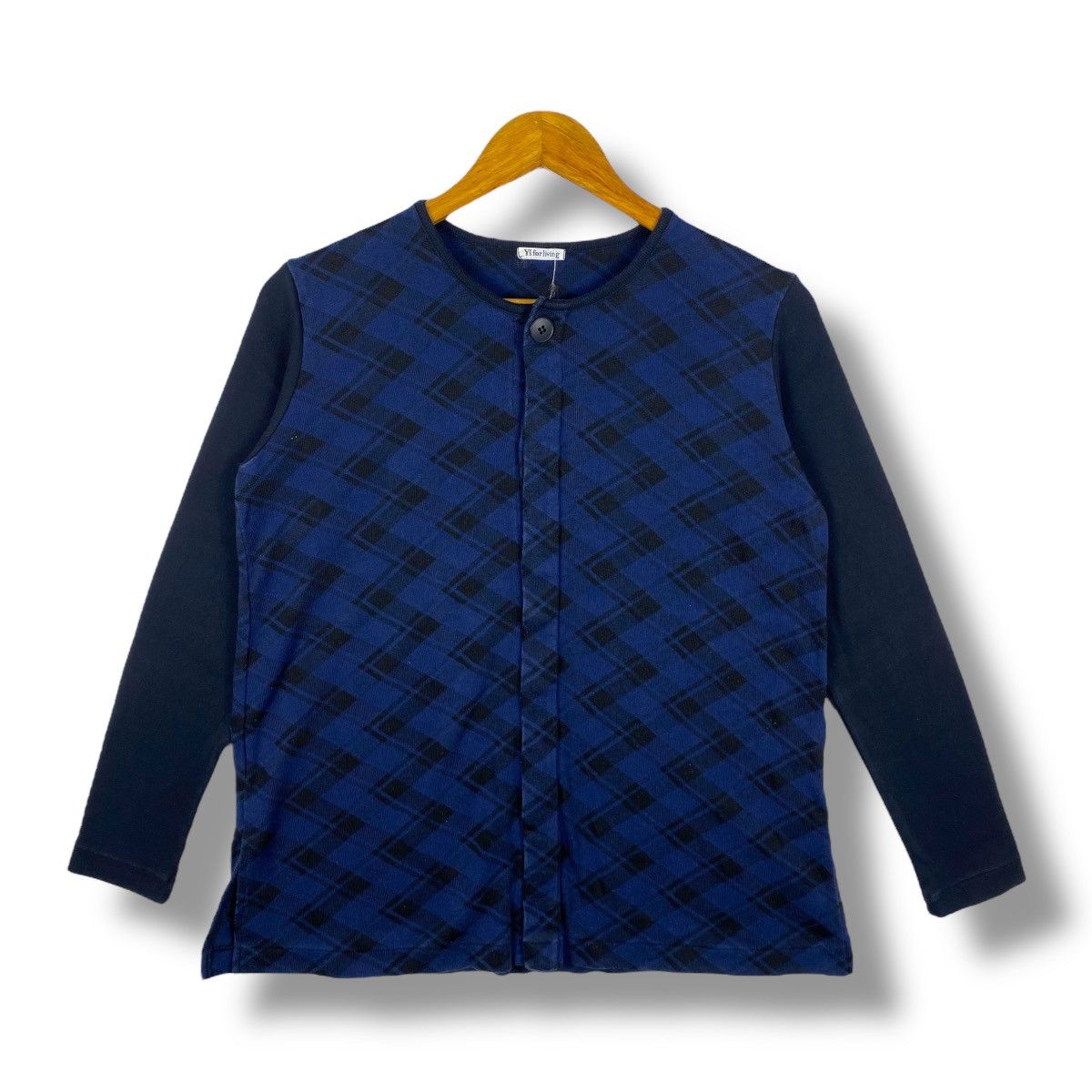 Yohji Yamamoto Vintage Y's FOR LIVING By Yohji Yamamoto Plaid Button Tops Size M / US 6-8 / IT 42-44 - 1 Thumbnail
