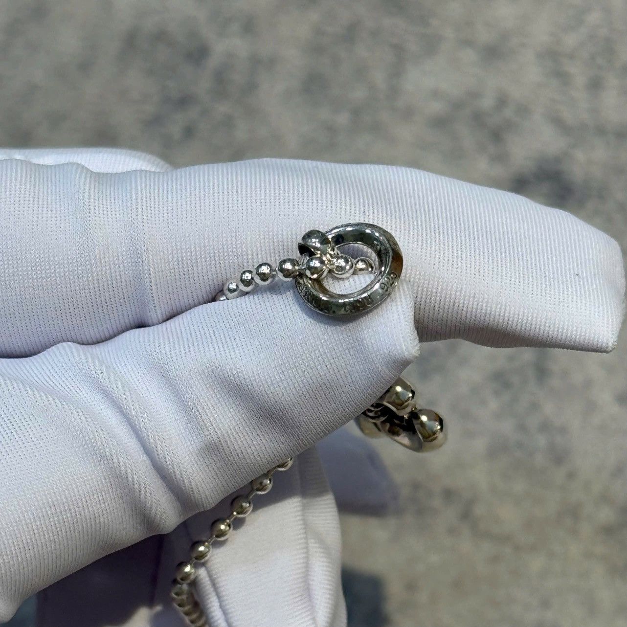 Chrome Hearts Chrome Hearts One Ball BS Fleur Silver Necklace Size ONE SIZE - 6 Thumbnail