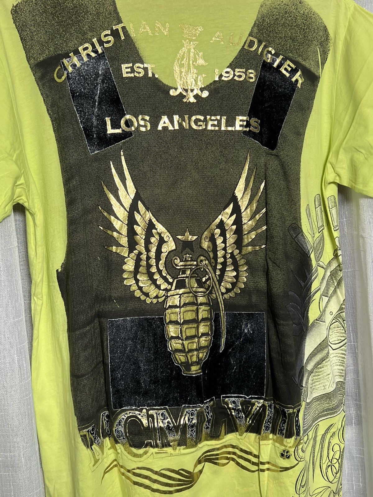 Christian Audigier × Ed Hardy Christian Audigier Los Angeles Tee Size US L / EU 52-54 / 3 - 4 Thumbnail