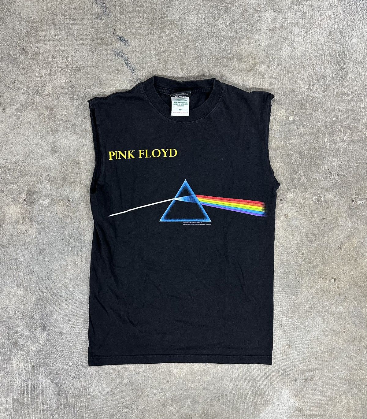 Band Tees × Vintage Crazy Y2K Pink Floyd Dark Side Of The Moon Band Tank Top Size S / US 4 / IT 40 - 1 Thumbnail