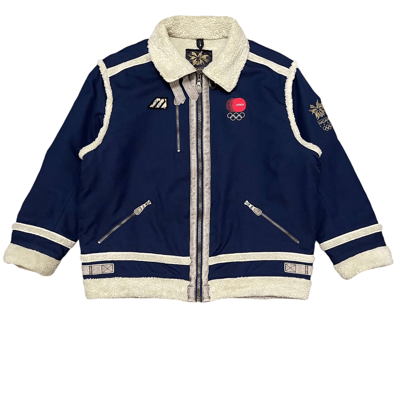 Archival Clothing Mizuno Usa Olympics Vintage 1998 Nagano Olympic Shearling Jacket by Mizuno Grailed