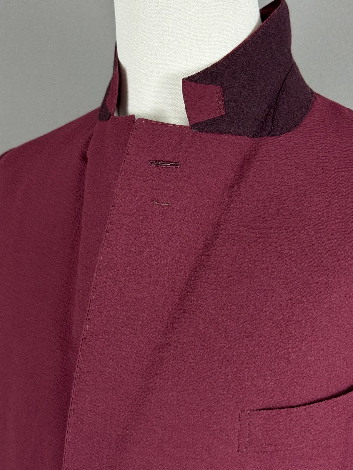 Ermenegildo Zegna Ermenegildo Zegna Napoli Couture Men’s Silk Blend Blazer Size 42S - 12 Thumbnail