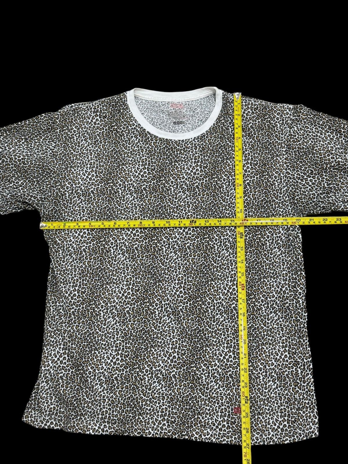 Hanes Supreme HANES COLLAB SUPREME LEOPARD MONOGRAM CAMO TEE Grailed