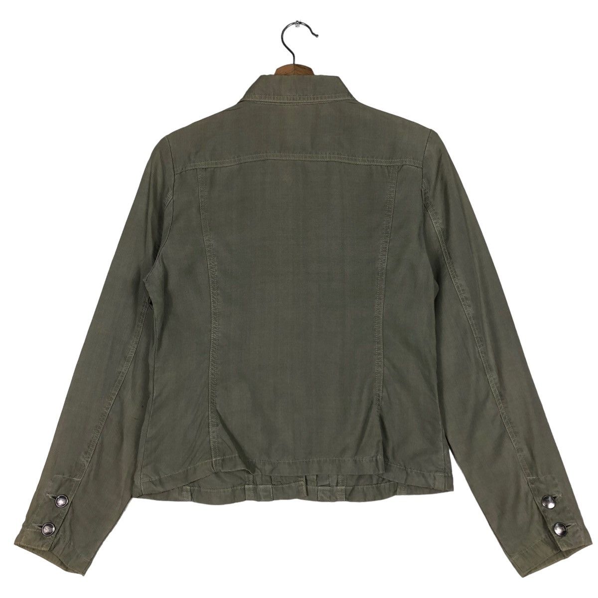 Marithe + Francois Girbaud 🔥Vtg Chore Cropped Biker Jacket Marithe Girbaud Francois Size US M / EU 48-50 / 2 - 8 Thumbnail