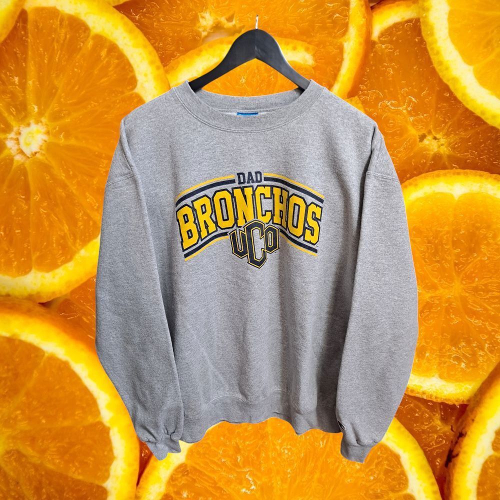 Champion Champion UCO Bronchos Dad Gray Eco Fleece College Sweatshirt Size US XL / EU 56 / 4 - 2 Thumbnail