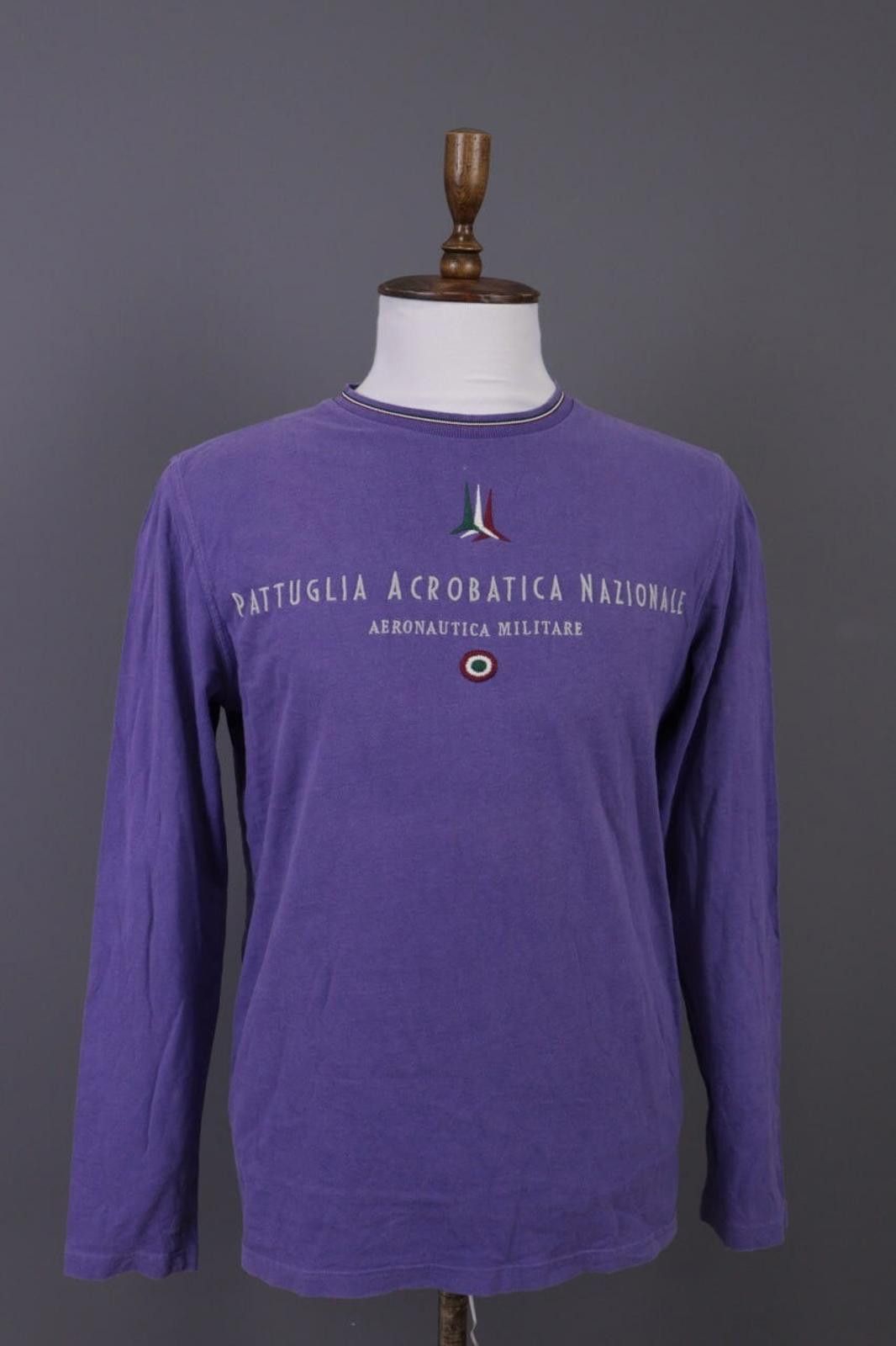Aeronautica Militare Aeronautica Militare Purple Big Logo Pullover Sweater Size L Size US L / EU 52-54 / 3 - 1 Thumbnail
