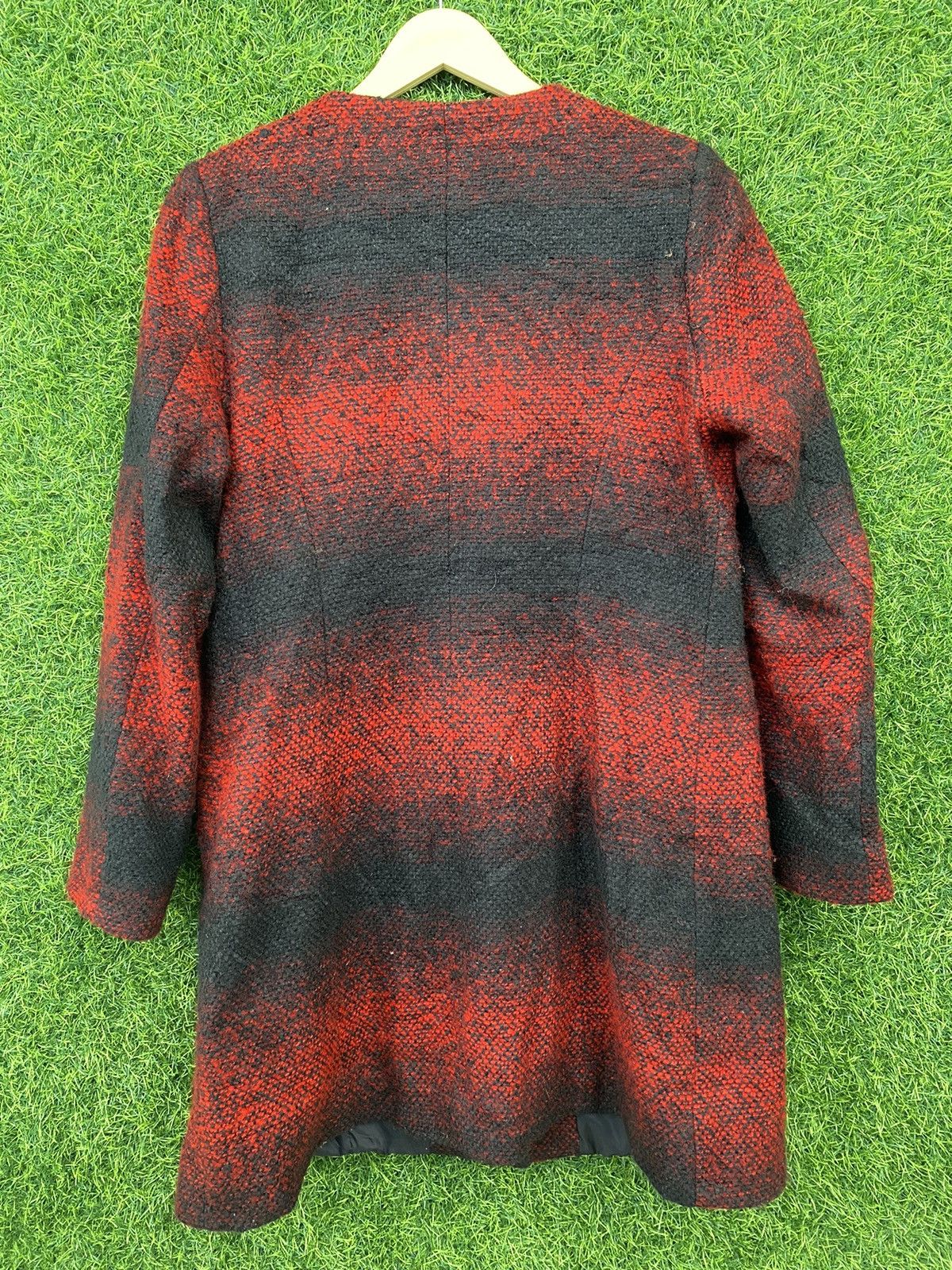 If Six Was Nine Lorena red and black horizontal gradient coat Size M / US 6-8 / IT 42-44 - 5 Thumbnail