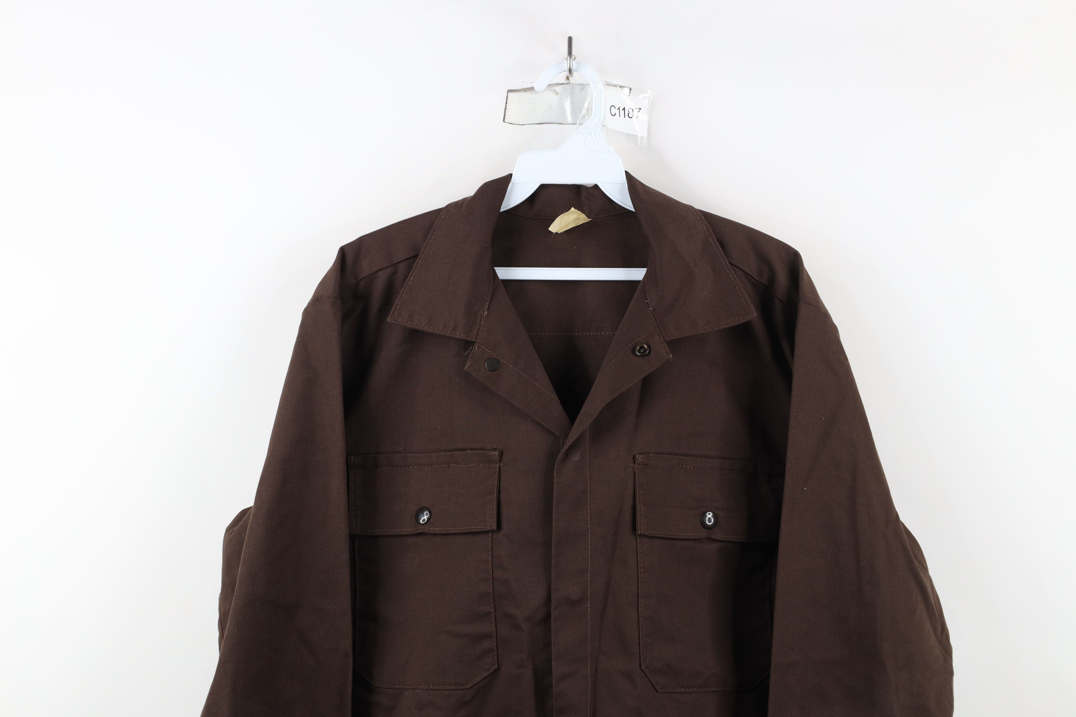 Vintage Vintage 90s Streetwear Cotton Workwear Button Shirt USA Size US M / EU 48-50 / 2 - 2 Thumbnail