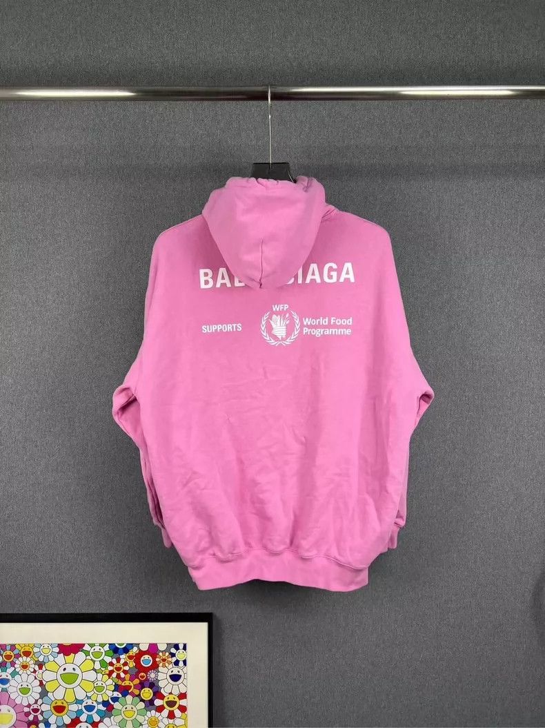 Balenciaga Balenciaga Pink WFP Hoodie 2504-Nextarrow Size US S / EU 44-46 / 1 - 2 Thumbnail
