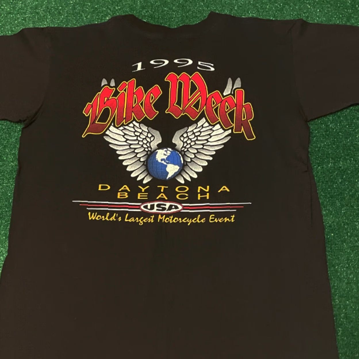 Vintage VINTAGE 90s Biker EasyRiders Bike Week 1995 Daytona Flames VTG Shirt Mens XL Black Shirt Mens XL 90s Biker Size US XL / EU 56 / 4 - 2 Thumbnail