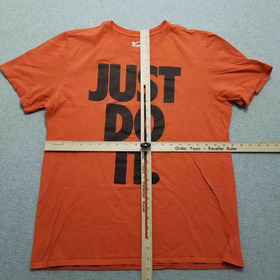 Nike Nike Shirt Mens Large Short Sleeve Cotton Just Do It Size US L / EU 52-54 / 3 - 7 Thumbnail